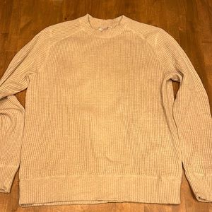 Wallace & Barnes J. Crew medium cream cotton textured sweater